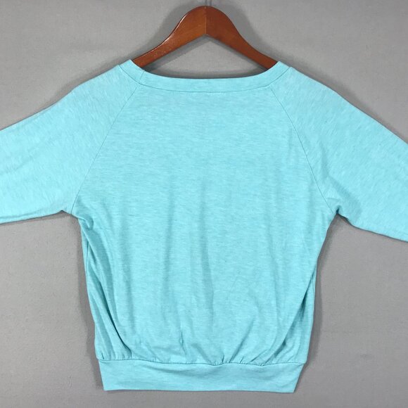 Sugar & Bruno Shirt Youth One Size Blue Tap Dance Pullover Long Sleeve Thumbhole - Picture 10 of 13